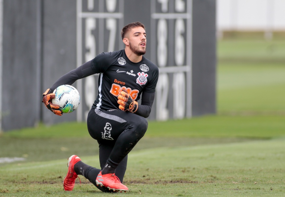 Guilherme no ltimo treino do Corinthians antes do duelo contra o Flamengo