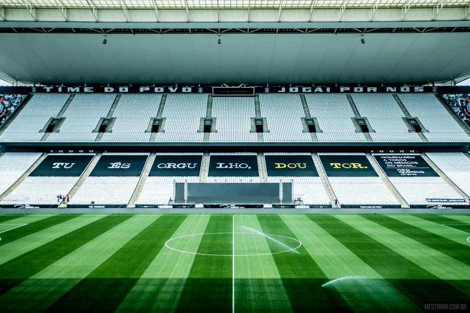 Neo Química Arena pronta para duelo entre Corinthians e Flamengo