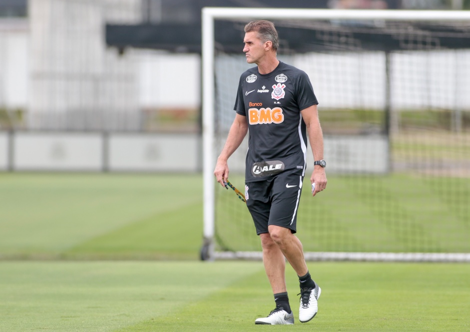Vagner Mancini no ltimo treino do Corinthians antes do duelo contra o Flamengo