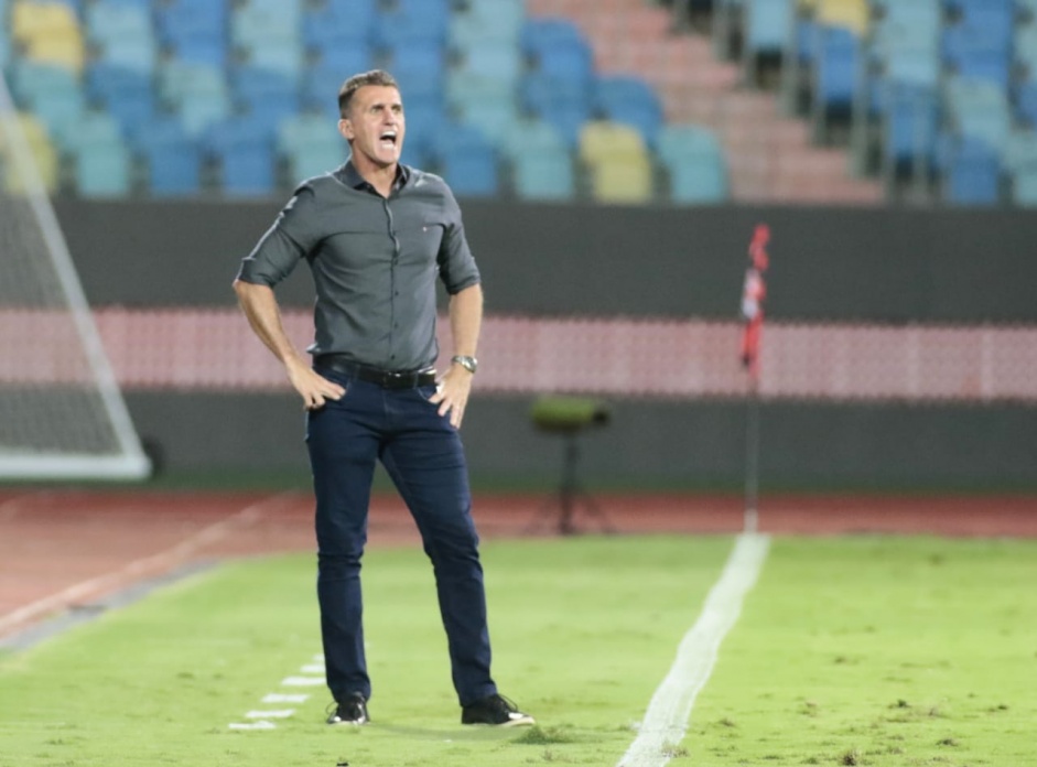 Vagner Mancini na partida contra o Atlético-GO, pelo Campeonato Brasileiro