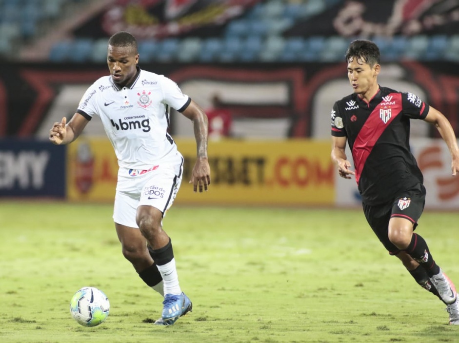 Xavier na partida contra o Atlético-GO, pelo Campeonato Brasileiro