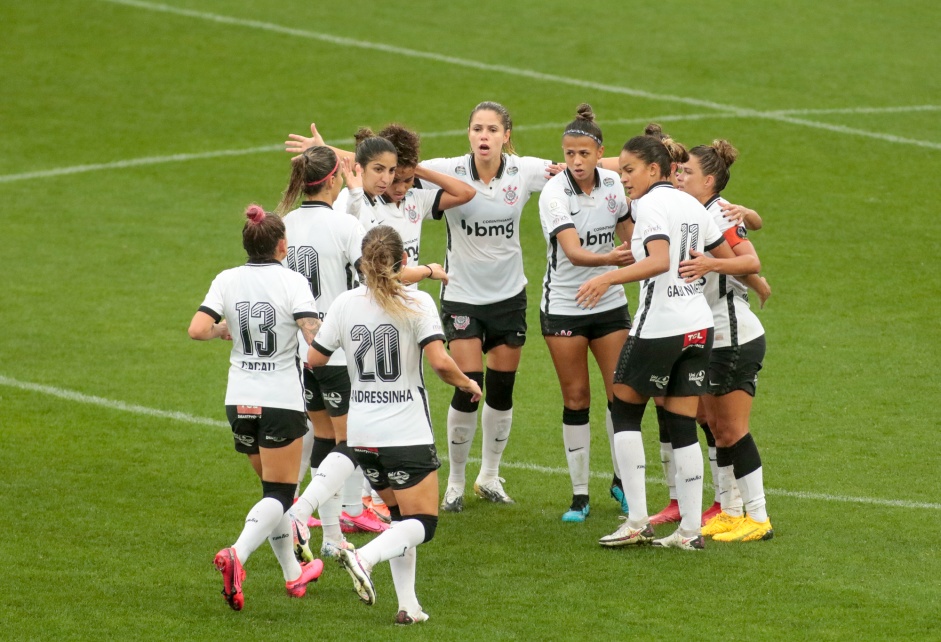 Jogadores do Corinthians na goleada sobre o Taubat, na Neo Quimica Arena pelo Campeonato Paulista