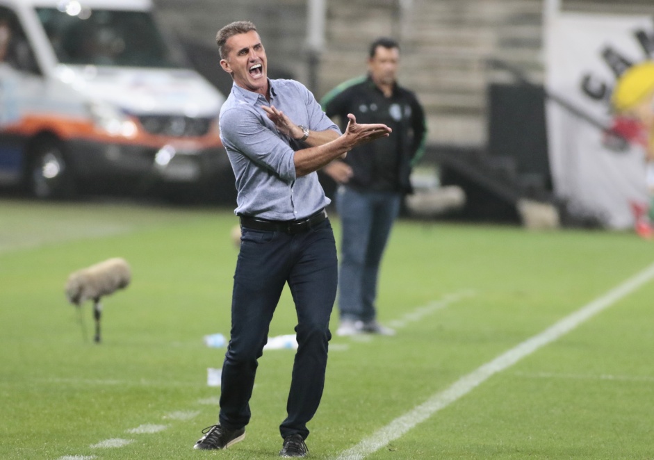 Vagner Mancini no jogo contra o Gois, pelo Brasileiro, na Neo Qumica Arena