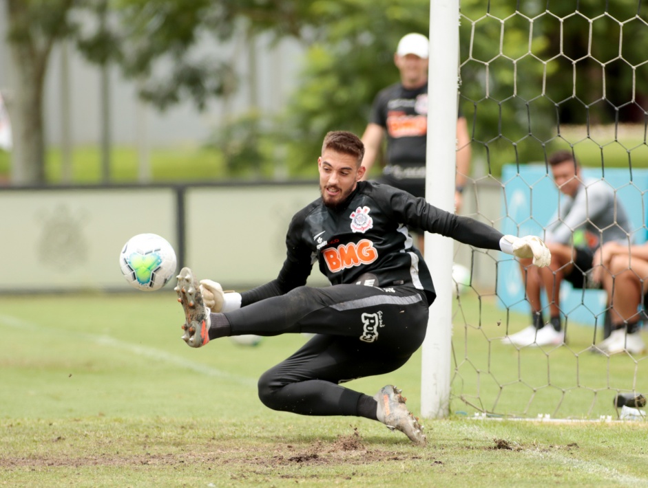 Guilherme no ltimo treino antes do jogo contra o Botafogo