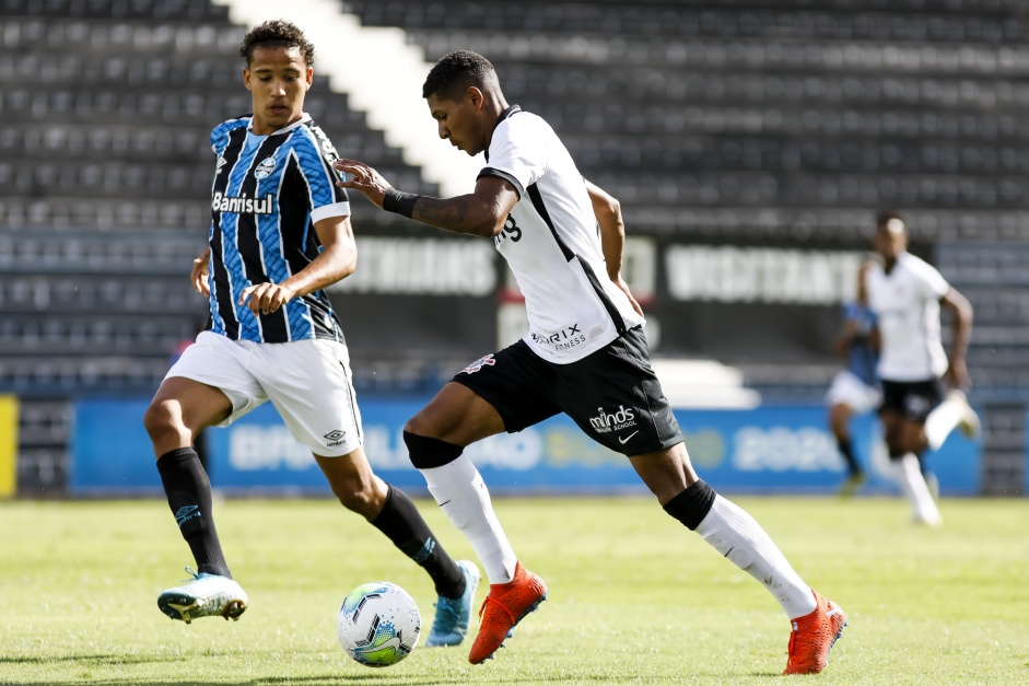 Corinthians e Grêmio ficam no empate pelas quartas de final do Brasileiro Sub-20