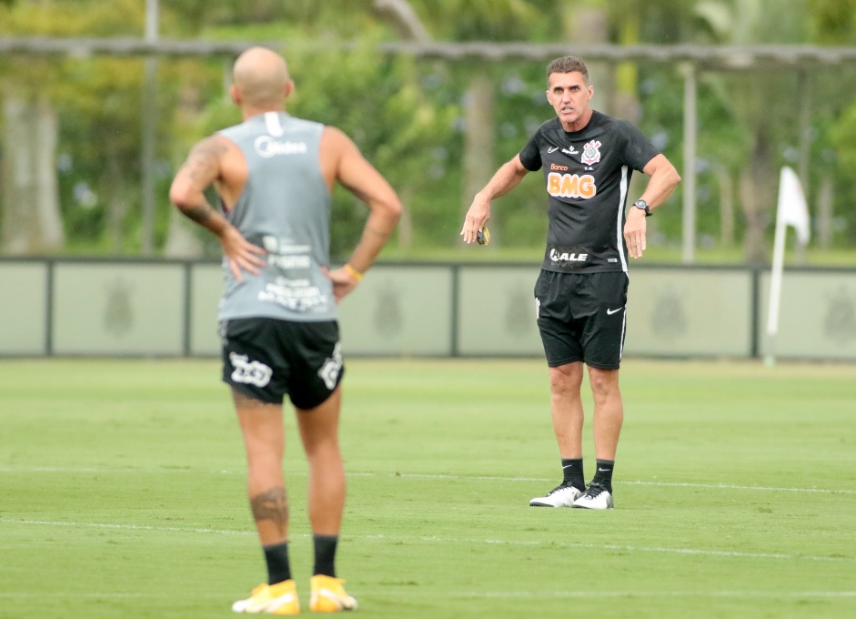 Vagner Mancini durante penúltimo treino do Corinthians antes do jogo contra o Fluminense Vagner Mancini durante penúltimo treino do Corinthians antes do jogo contra o Fluminense