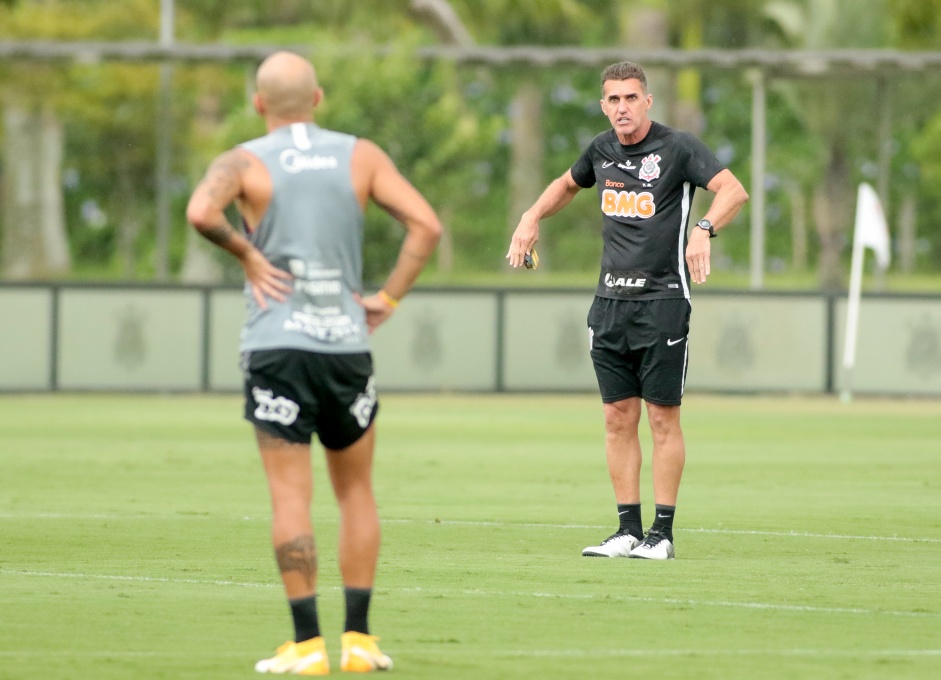 Vagner Mancini durante penltimo treino do Corinthians antes do jogo contra o Fluminense