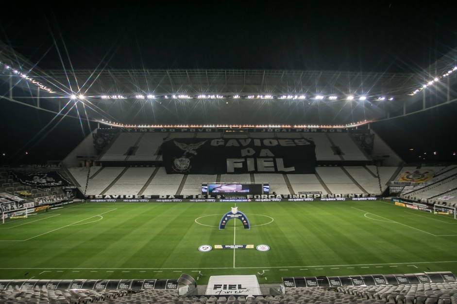 Neo Qumica Arena pronta para o duelo entre Corinthians e Fluminense