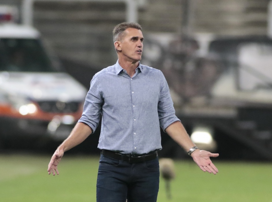Mancini durante partida contra o Sport, pelo Brasileirão, na Neo Química Arena