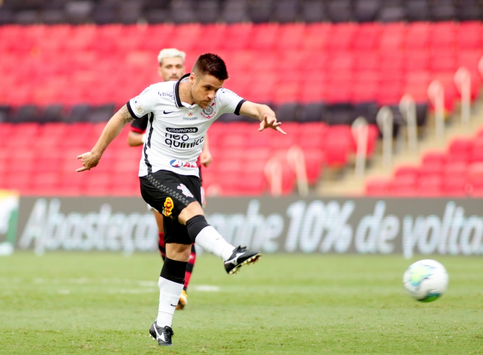 Jogador Ramiro durante partida contra o Flamengo, no Maracan