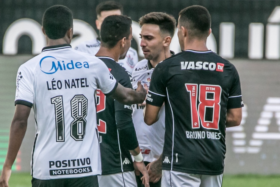 Lo Natel no jogo contra o o Vasco, na Neo Qumica Arena, pelo Brasileiro