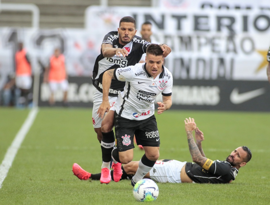 Ramiro no empate entre Corinthians e Vasco, na Neo Química Arena, pelo Brasileirão