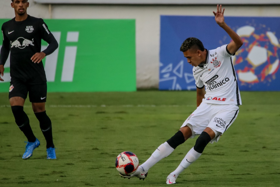 Cantillo no jogo contra o Red Bull Bragantino, pelo Campeonato Paulista 2021