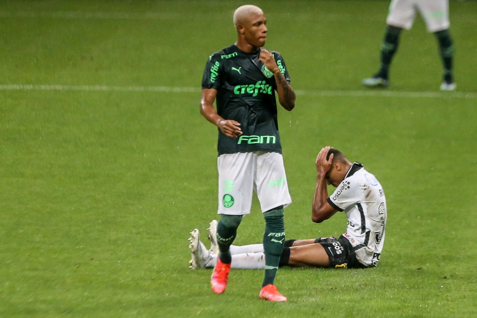 Rodrigo Varanda no jogo entre Corinthians e Palmeiras, pelo Paulisto, na Neo Qumica Arena