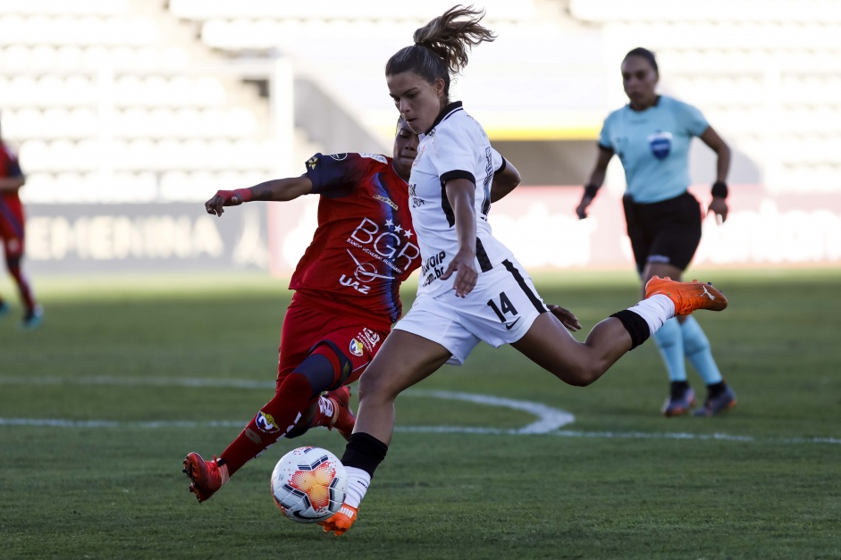 Tamires em estreia da Libertadores Feminina contra o El Nacional Tamires em estreia da Libertadores Feminina contra o El Nacional