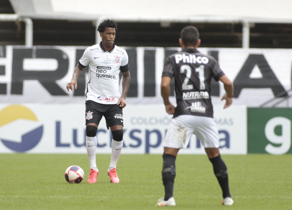 Gil no jogo contra a Ponte Preta, na Neo Qumica Arena, pelo Campeonato Paulista