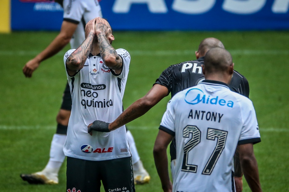 Jogo entre Corinthians e Ponte Preta, pelo Paulisto, na Neo Qumica Arena