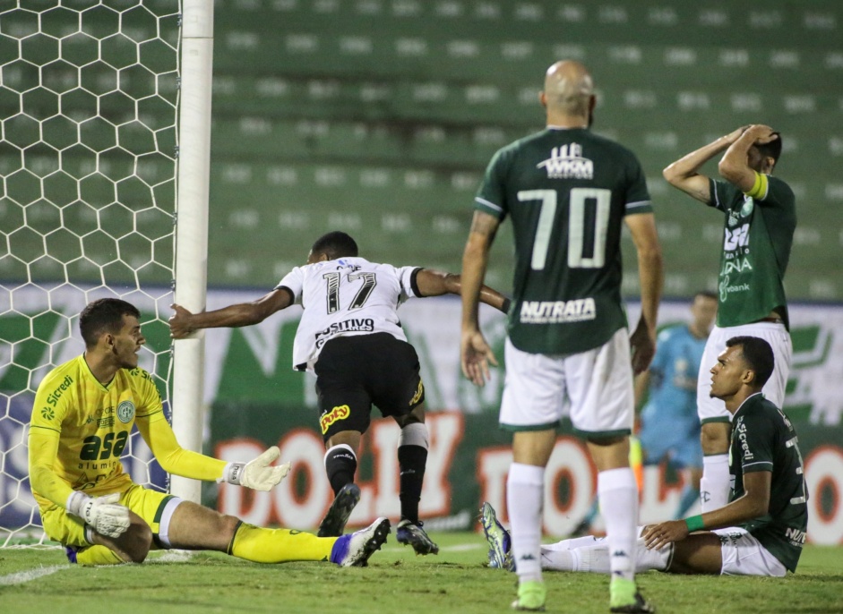 Cauê anotou o gol da vitória do Corinthians sobre o Guarani, pelo Campeonato Paulista