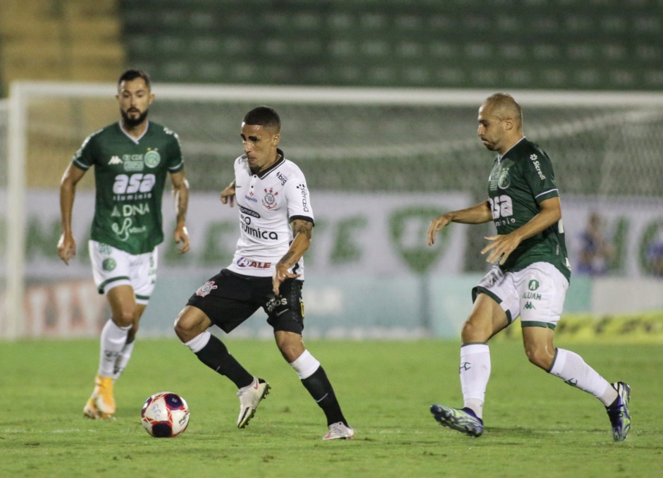 Gabriel no jogo entre Corinthians e Guarani, pelo Campeonato Paulista, em Campinas
