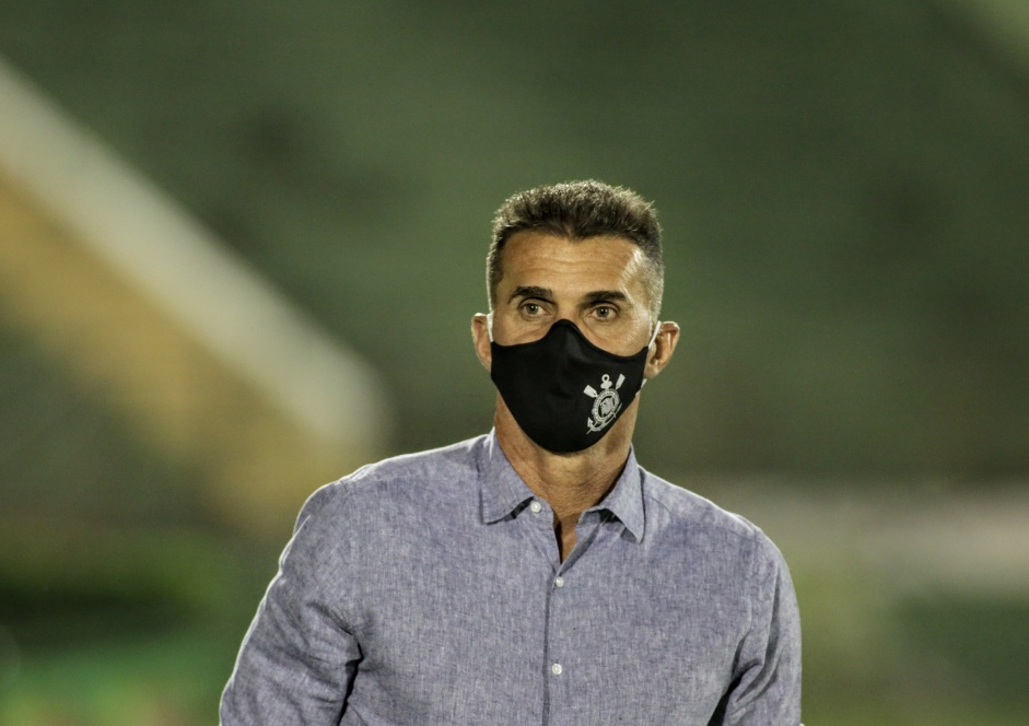 Vagner Mancini comandou a equipe do Corinthians no duelo contra o Guarani, em Campinas