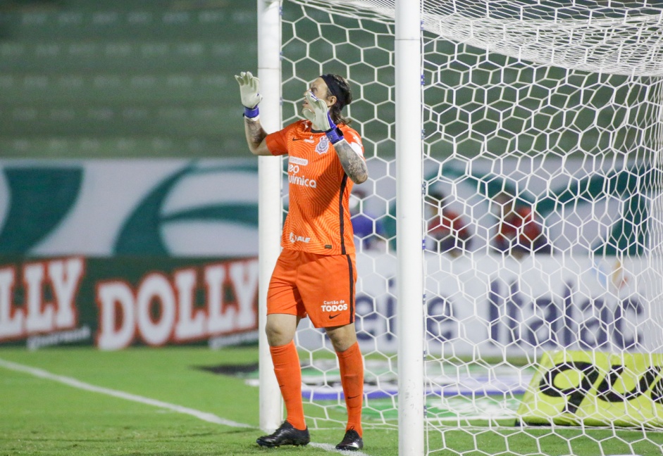 Cássio em duelo contra o Guarani e Corinthians, pelo Paulistão, em Campinas