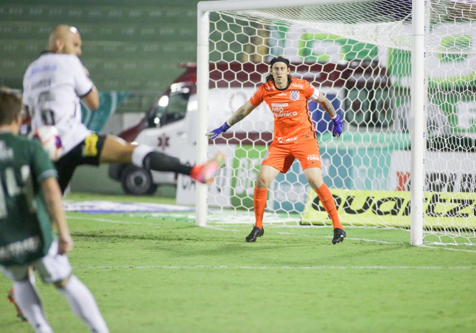 Cssio em jogo contra o Guarani, em Campinas, pelo Campeonato Paulista