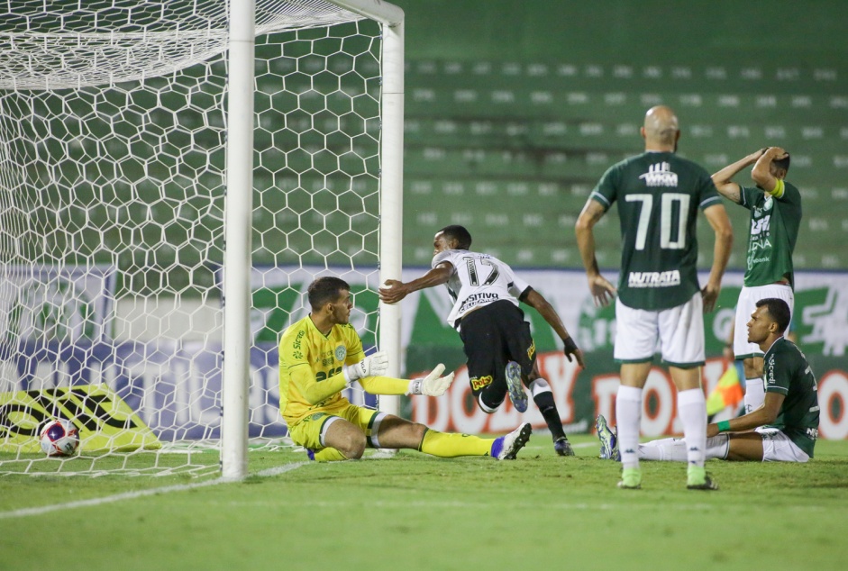 Cauê marcou o único gol do Corinthians, contra o Guarani, pelo Paulistão