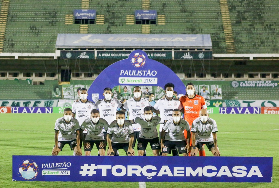 Foto oficial do jogo entre Guarani e Corinthians, no Brinco de Ouro da Princesa