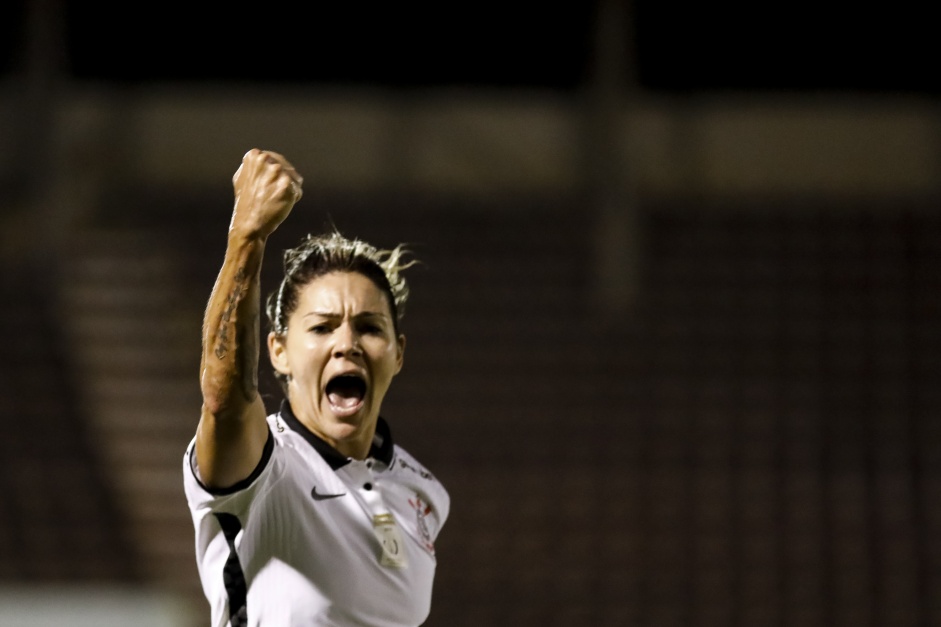 Gabi Zanotti marcou o gol do Corinthians, contra a Ferroviria, pelo Brasileiro Feminino