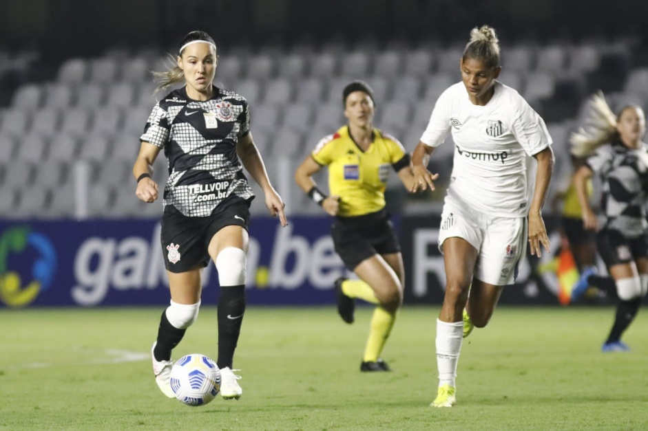 Giovanna Crivelari na derrota para o Santos, pelo Campeonato Brasileiro Feminino