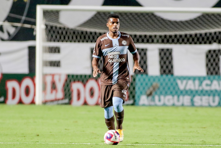 Jemerson durante jogo contra o Santos, pelo Campeonato Paulista 2021