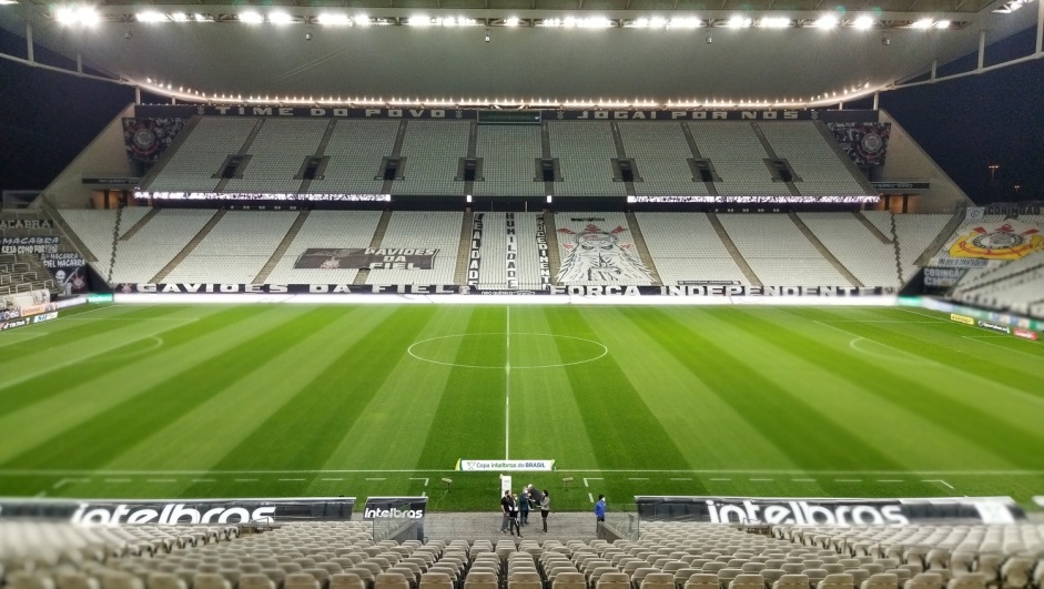 Neo Qumica Arena pronta para receber jogo entre Corinthians e Atltico-GO, pela Copa do Brasil