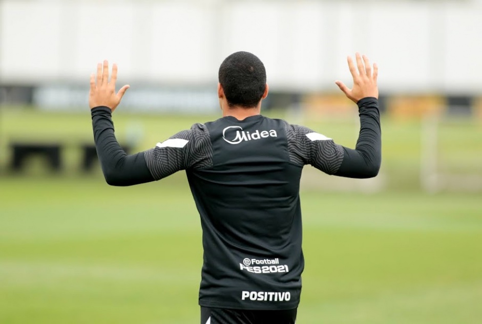 Mandaca no ltimo treino do Corinthians antes do jogo contra o Atltico-GO, pela Copa do Brasil