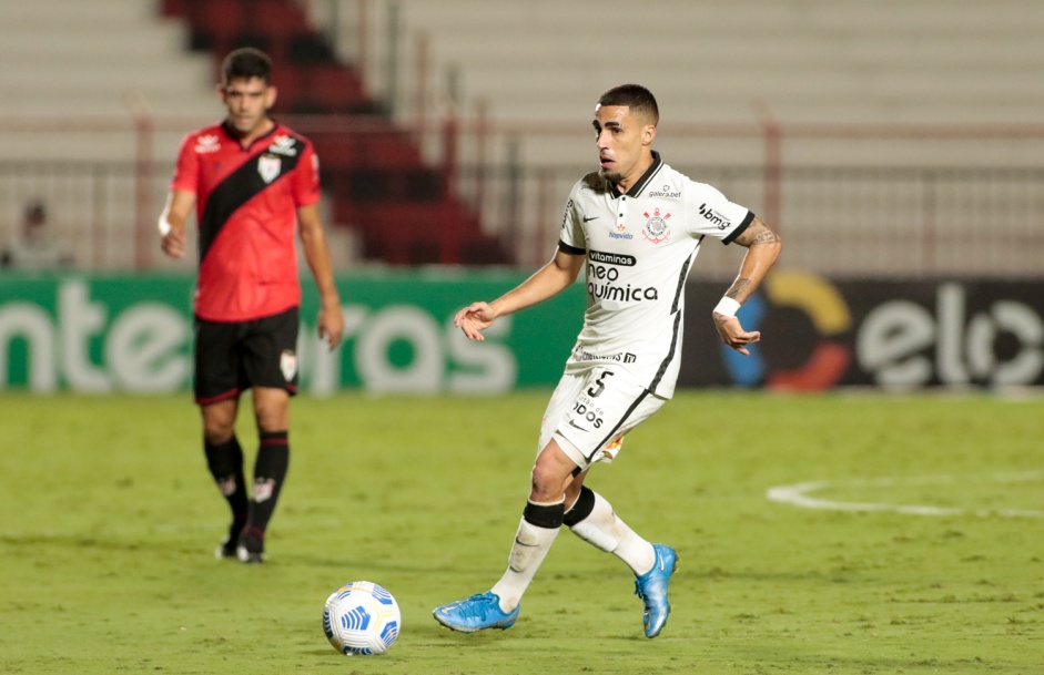 Gabriel durante jogo entre Corinthians e Atltico-GO, pela Copa do Brasil