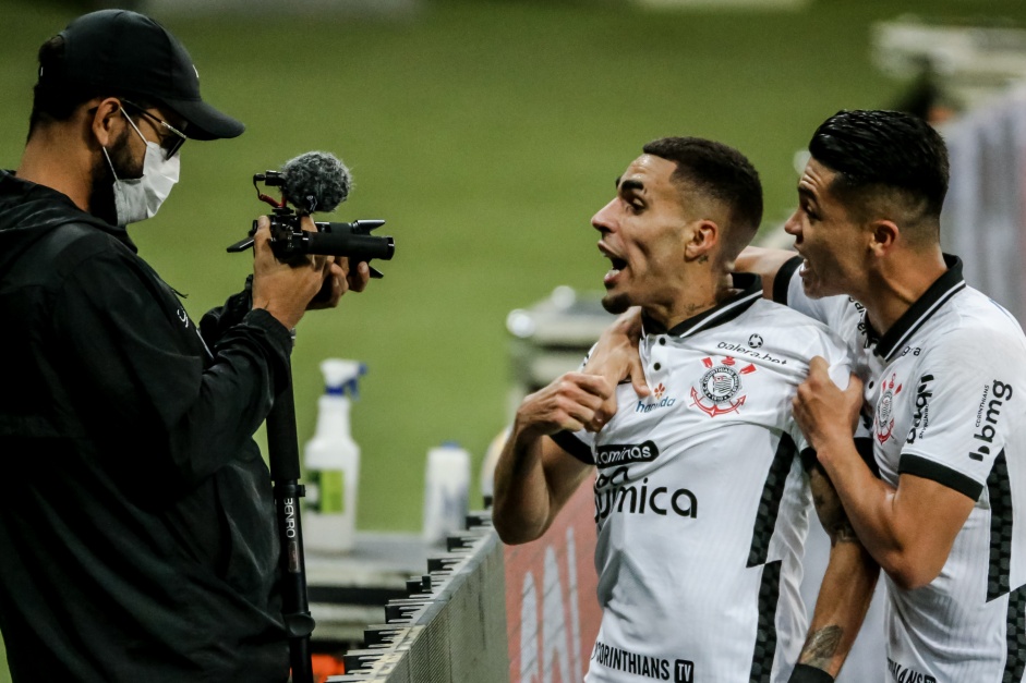 Gabriel pediu respeito ao Corinthians aps marcar gol de empate contra o Palmeiras