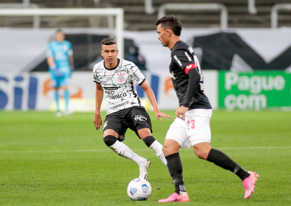 Victor Cantillo na partida entre Corinthians e Red Bull Bragantino, na Neo Qumica Arena