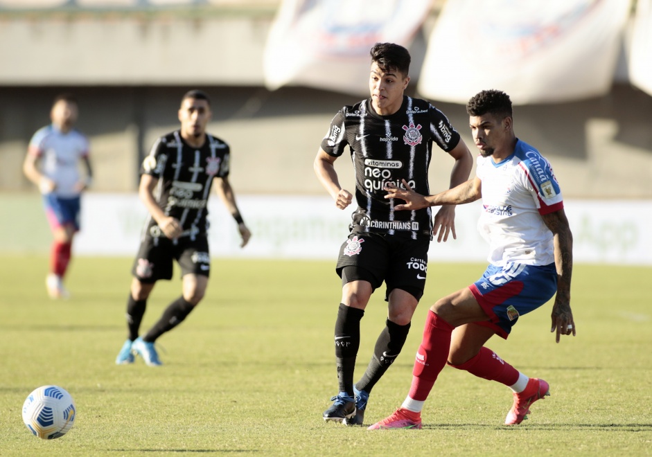 Roni na partida entre Corinthians e Bahia, pelo Brasileiro, em Pituaçu