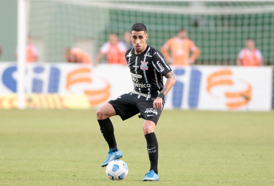 Volante Gabriel na partida entre Corinthians e Bahia, pelo Brasileiro, em Pituau