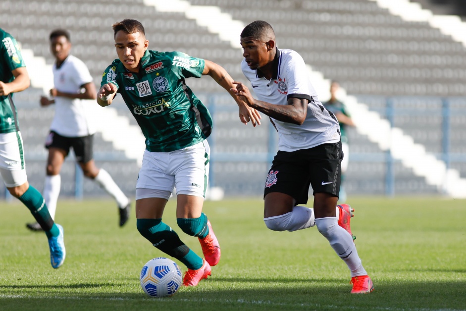 Gabriel Lima no jogo entre Corinthians e Coritiba pelo Campeonato Brasileiro de Aspirantes 2021