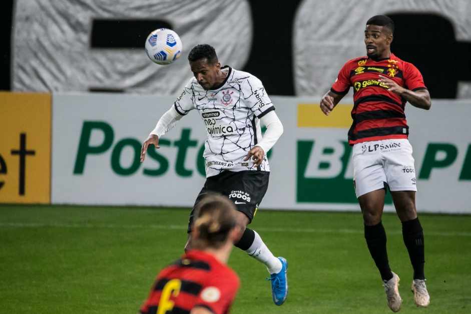 J durante partida entre Corinthians e Sport, na Neo Qumica Arena, pelo Campeonato Brasileiro