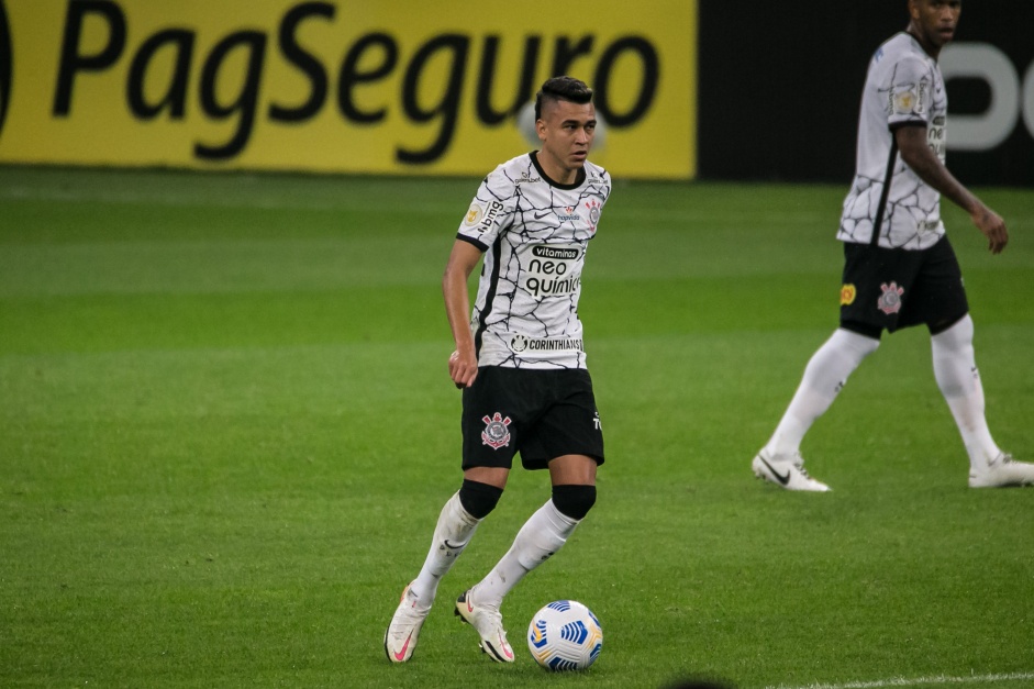 Cantillo durante partida entre Corinthians e Sport, pelo Brasileiro, na Neo Qumica Arena