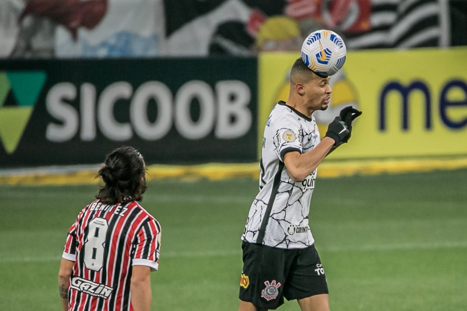 Joo Victor durante partida entre Corinthians e So Paulo, na Neo Qumica Arena