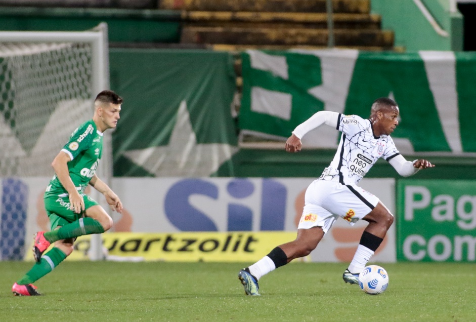 Xavier durante jogo entre Corinthians e Chapecoense