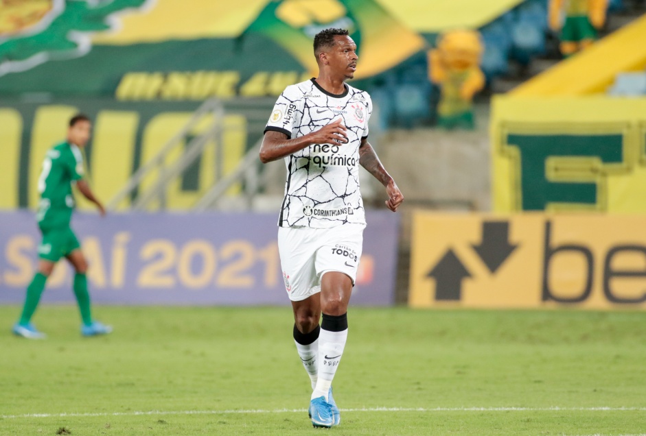 Jô durante a partida contra o Cuiabá, pelo Brasileirão, na Arena Pantanal