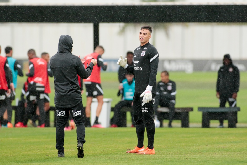 Donelli em treino preparatrio para jogo contra o Flamengo, pelo Campeonato Brasileiro