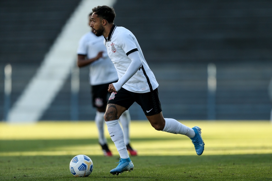 Igor Morais durante jogo entre Corinthians e Fortaleza, pelo Brasileiro de Aspirantes 2021