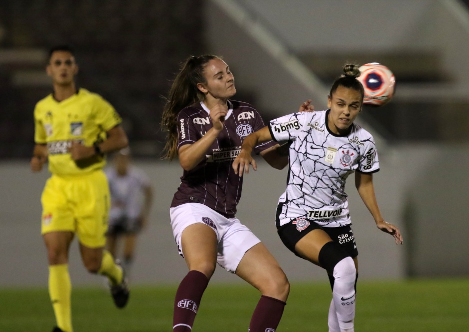 Portilho durante jogo entre Corinthians e Ferroviria, pelo Campeonato Paulista Feminino