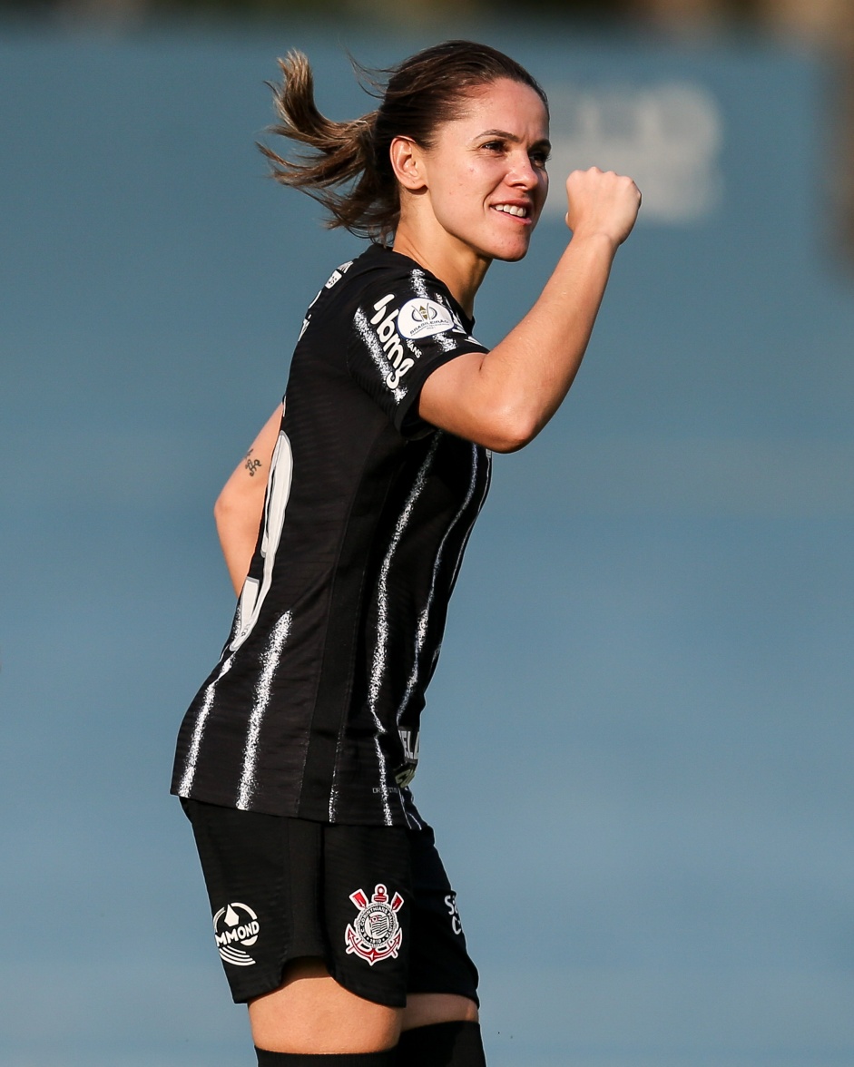 rika durante partida entre Corinthians e So Jos, pelo Campeonato Paulista Feminino