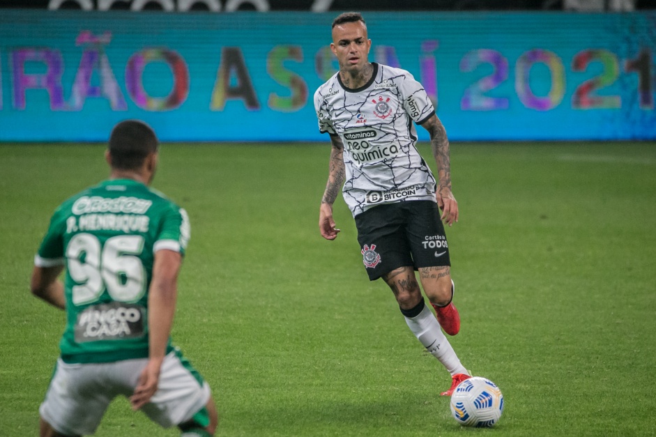 Luan entrou no segundo tempo do jogo entre Corinthians e Juventude, na Neo Qumica Arena