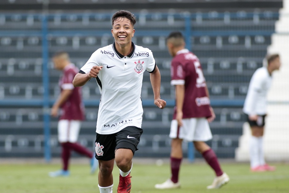 Pedrinho no jogo entre Corinthians e Juventus, pelo Campeonato Paulista Sub-20